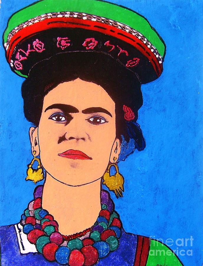 Frida Painting by Thea Recuerdo