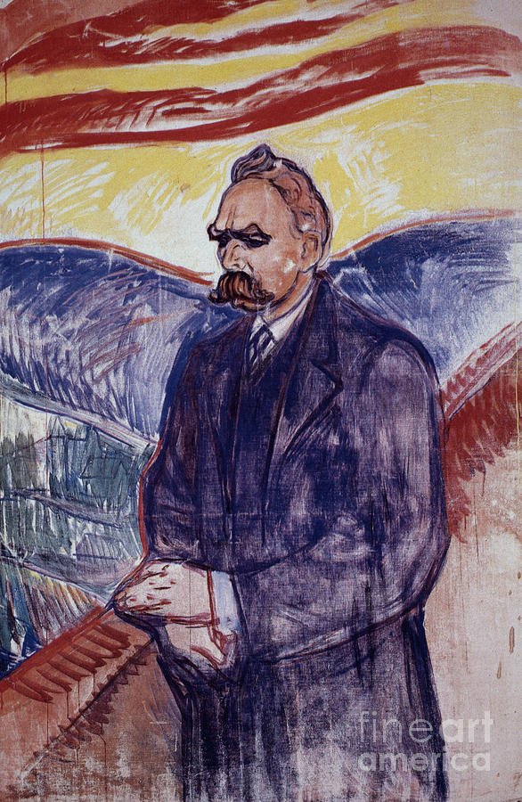 Friedrich W Nietzsche  #2 Painting by Granger