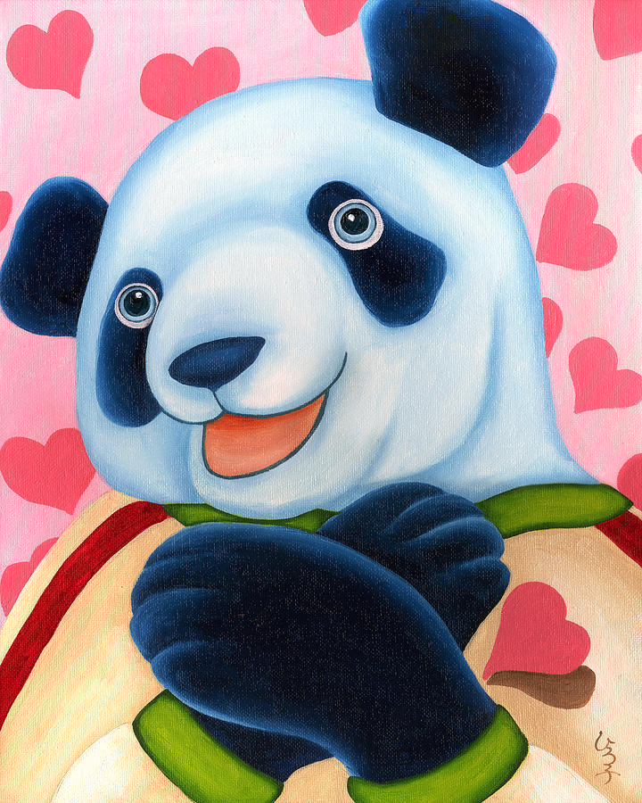 From Okin the Panda illustration 15 #1 Painting by Hiroko Sakai