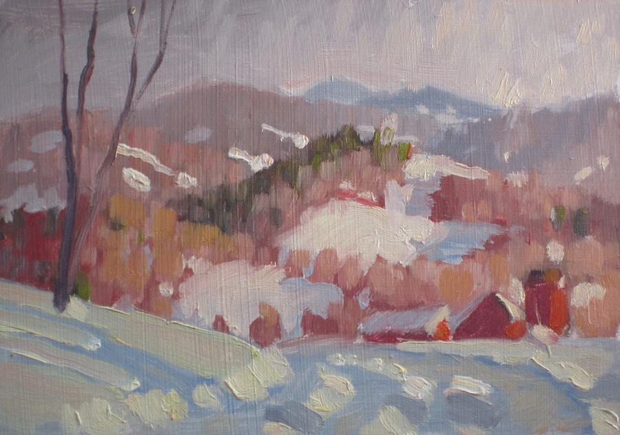 From Partridge Road #1 Painting by Len Stomski