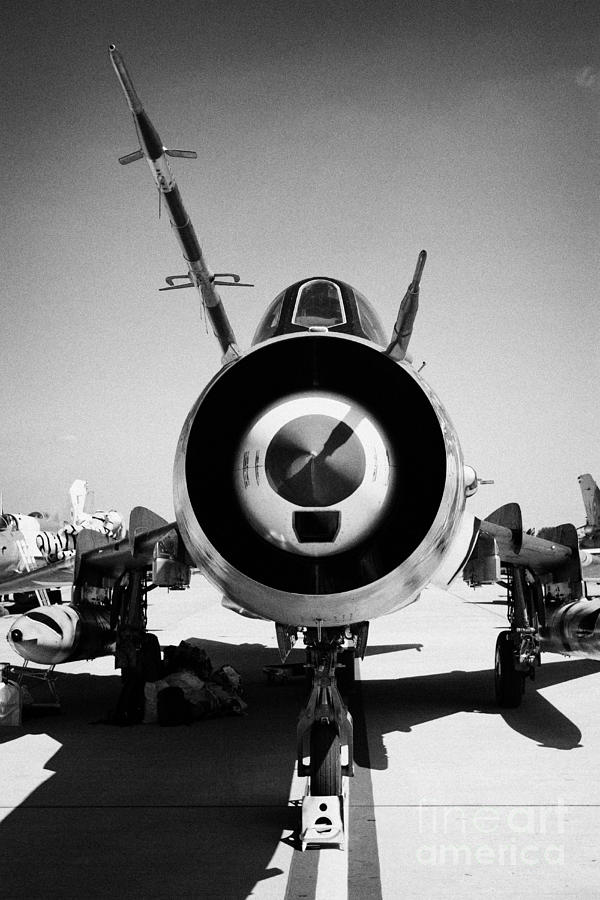 front view Polish Air Force SU 22UM3K su22 22 Sukhoi Photograph by Joe Fox