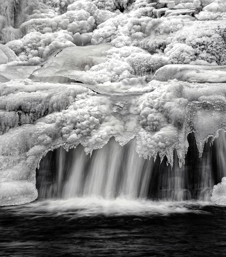 Frozen Falls #1 Photograph by Dave Mills