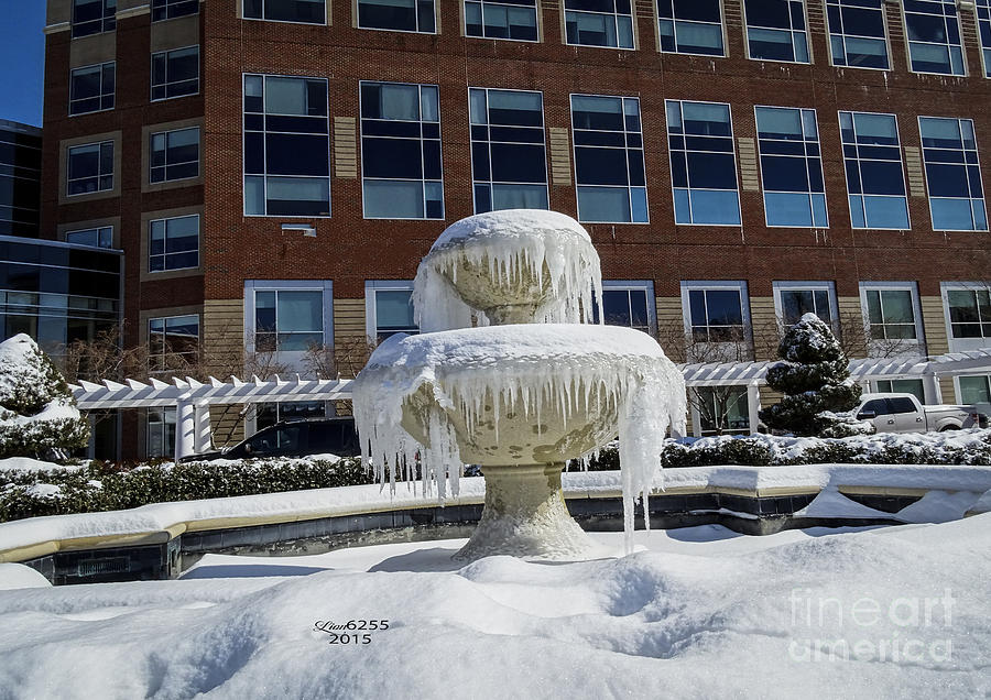 Frozen Fountain #1 Photograph by Melissa Messick