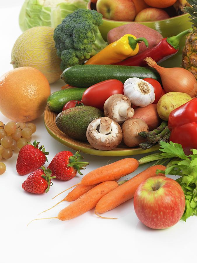 Fruit And Vegetables #1 Photograph by Science Photo Library Fruit And Vegetables #1 Photograph by Science Photo Library