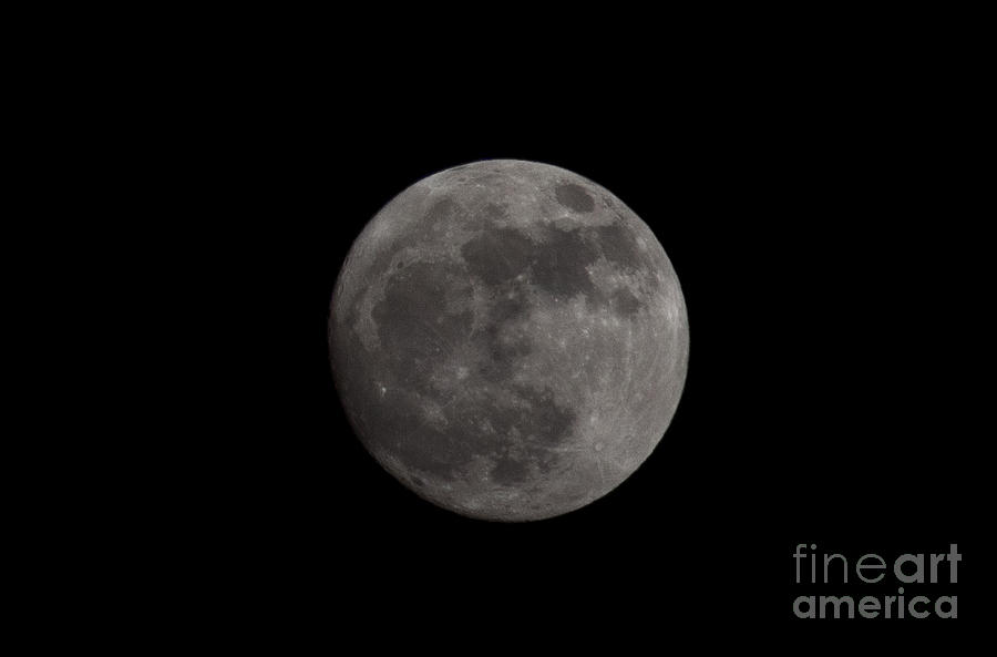 Space Photograph - Full Moon #1 by Bahadir Yeniceri