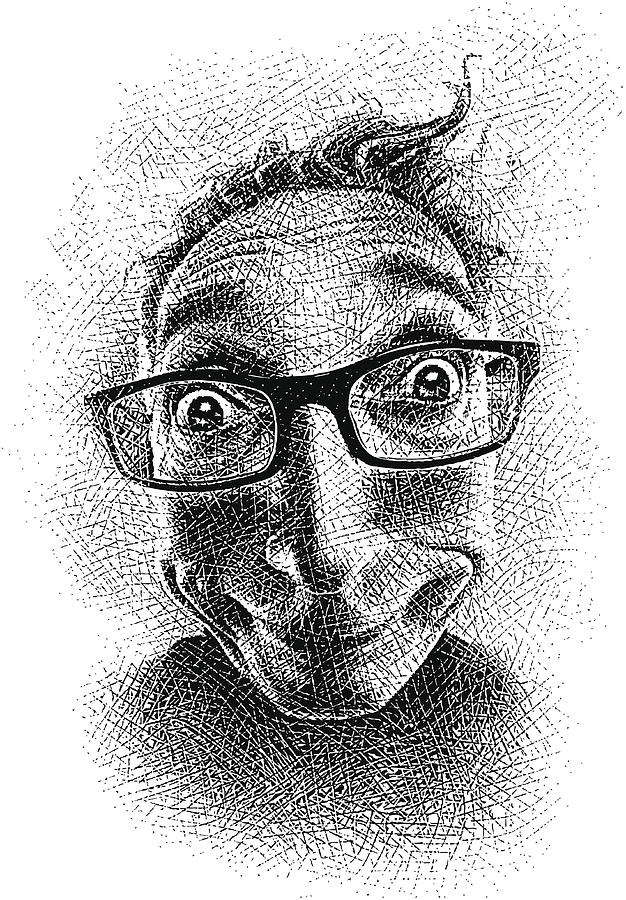 Funny Face #1 Drawing by GeorgePeters