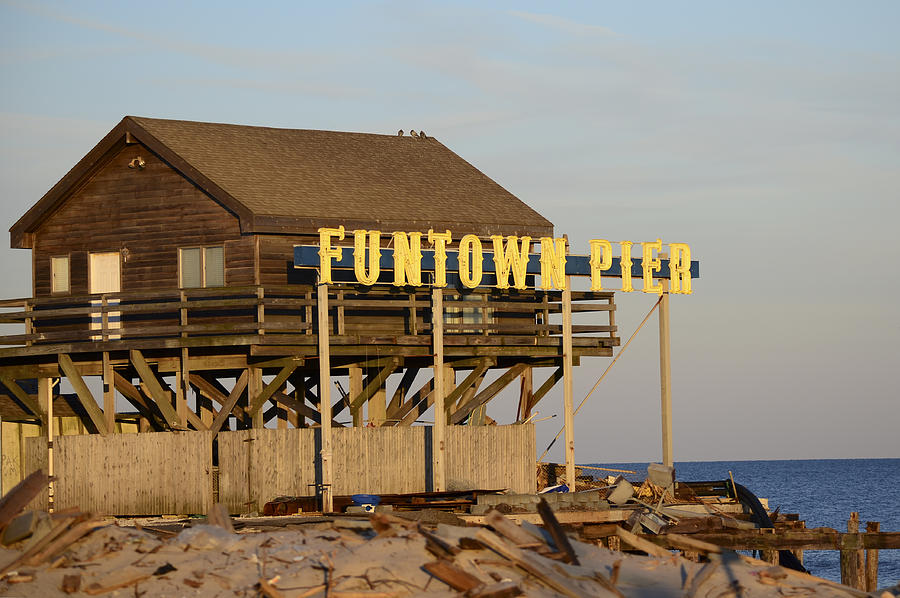 Funtown Pier #1 Photograph by Terry DeLuco