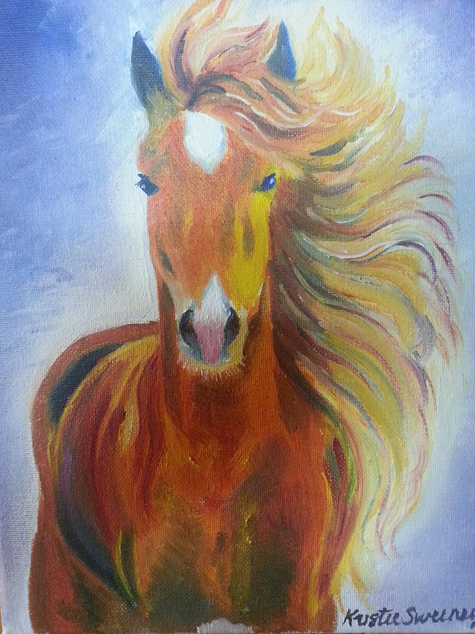 Fury Painting by Kristie Sweeney - Fine Art America