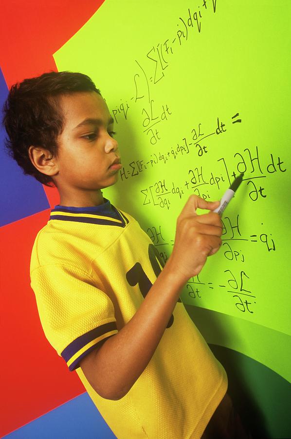 Future Physicist #1 Photograph by David Hay Jones/science Photo Library