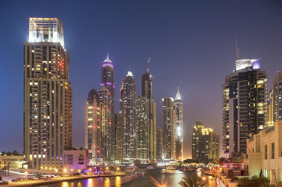 Futuristic Skyscrapers In Dubai Marina Photograph by Buena Vista Images Futuristic Skyscrapers In Dubai Marina Photograph by Buena Vista Images
