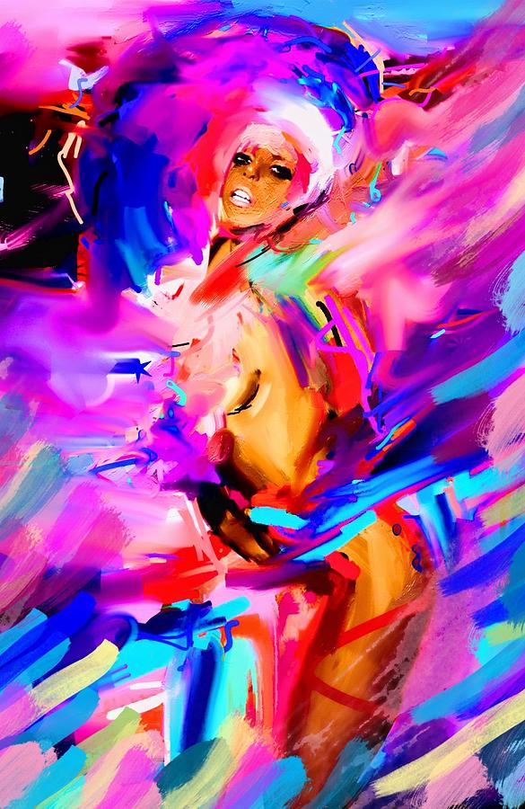 Gaga #1 Painting by Bogdan Floridana Oana