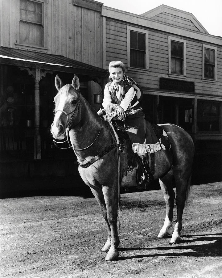 Gail Davis in Annie Oakley Photograph by Silver Screen - Pixels