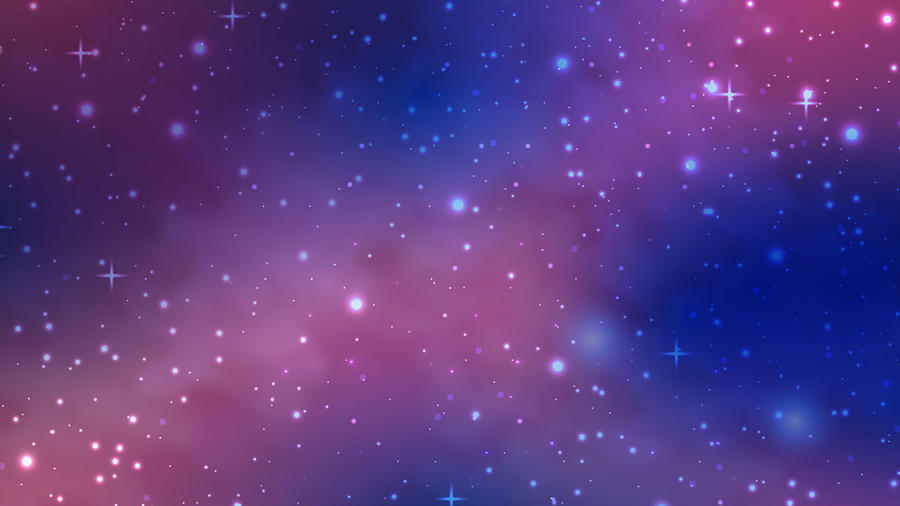 Galaxy Background #1 Drawing by AniGraphics