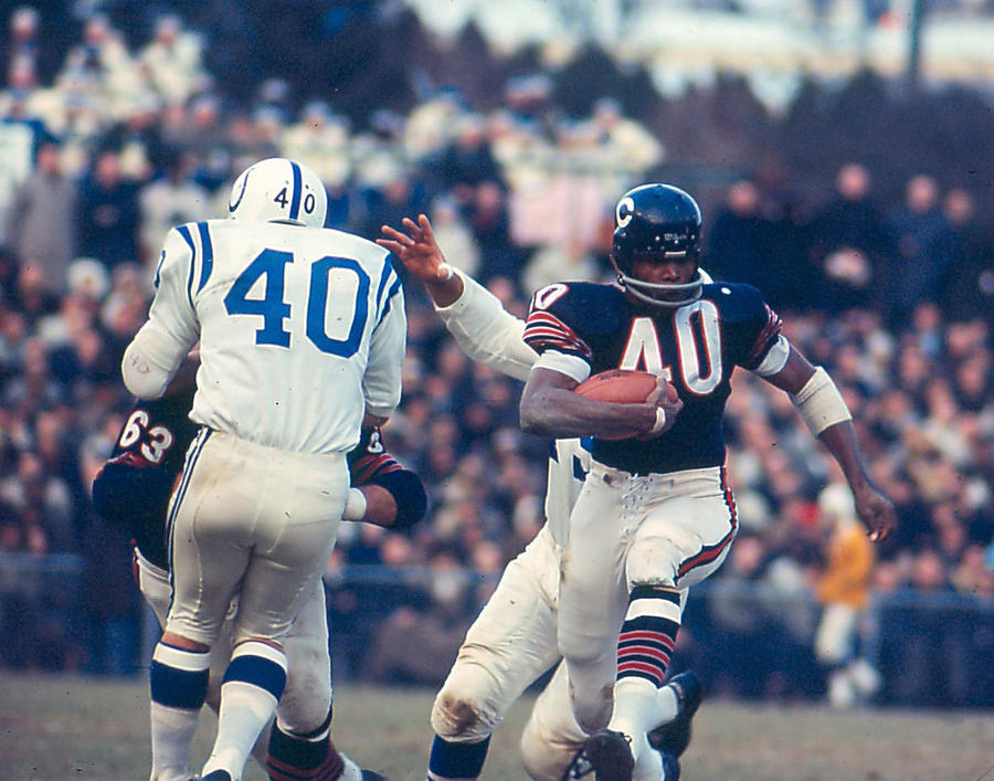 Rookie Of The Year Movie Photograph - Gale Sayers #1 by Retro Images Archive