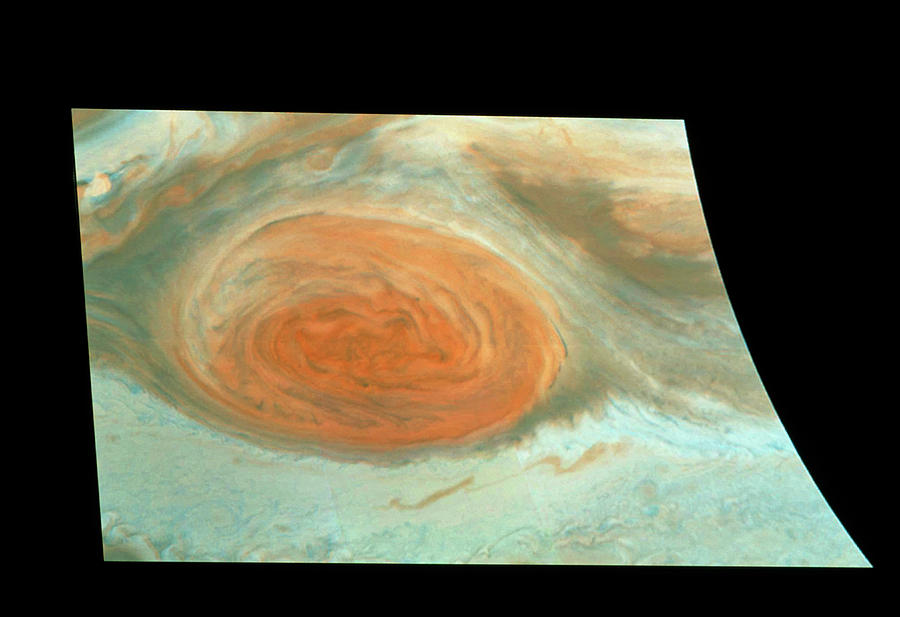 Galileo Image Of Jupiters Great Red Spot #1 Photograph by Nasa/science Photo Library
