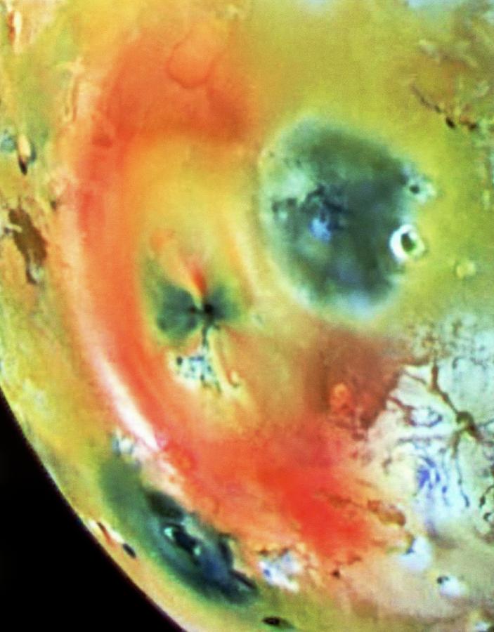 Galileo Spacecraft Image Of The Surface Of Io Photograph by Nasa ...