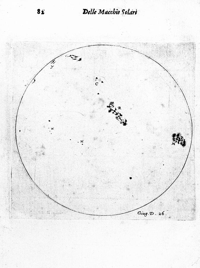 Galileos Observation Of Sunspots #1 Photograph by Universal History Archive/uig
