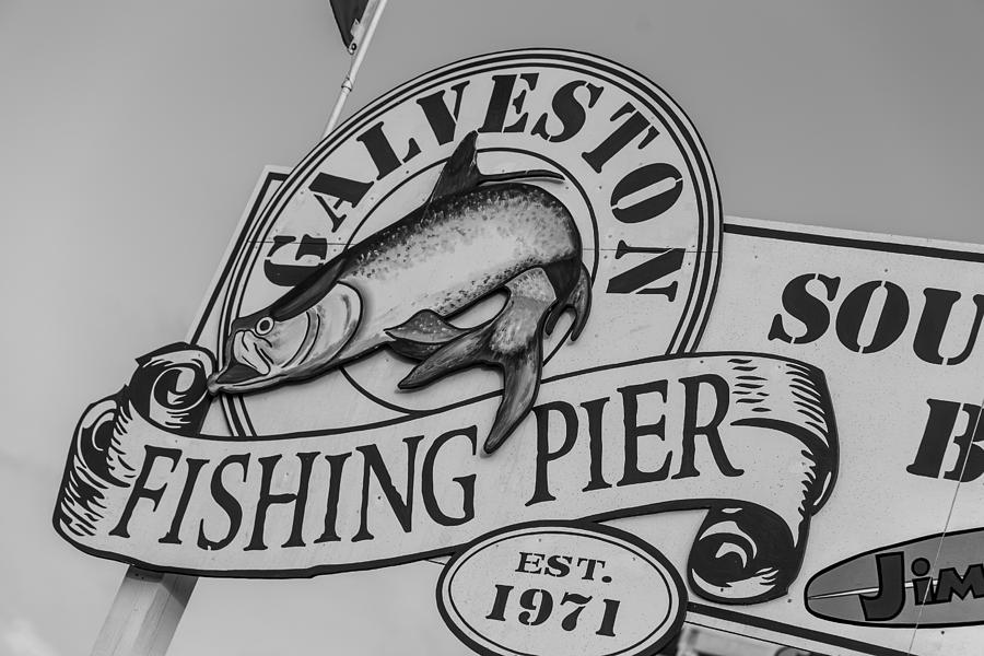 Galveston Photograph - Galveston Fishing Pier #1 by John McGraw