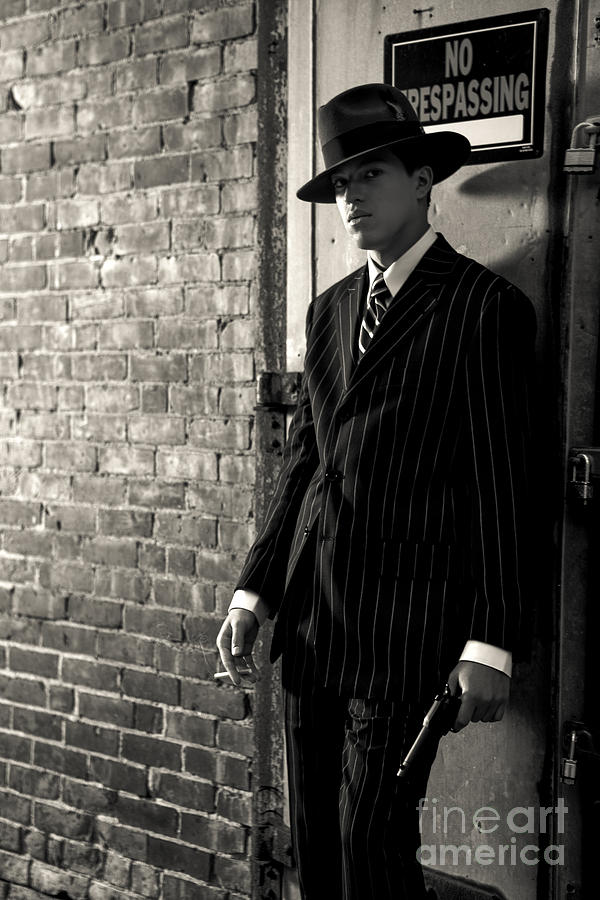 Gangster in the Shadows #2 Photograph by Diane Diederich