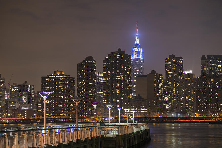 Empire State Building Photograph - Gantry Nights #1 by Theodore Jones