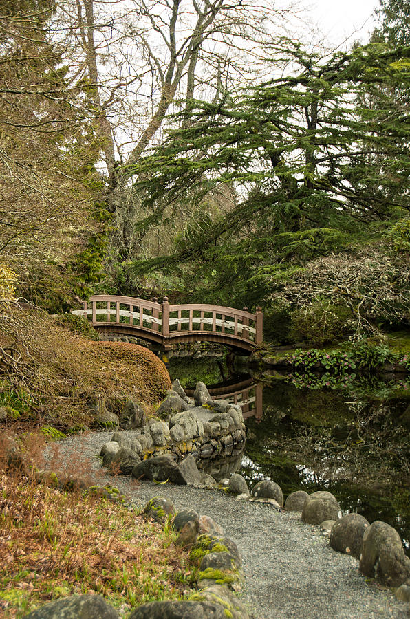 Garden Photograph - Garden Bridge by Marilyn Wilson