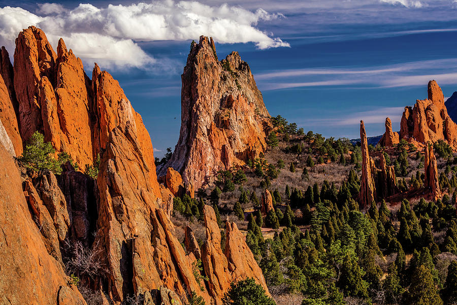Garden Of The Gods, Coloardo Springs #1 Photograph by Panoramic Images