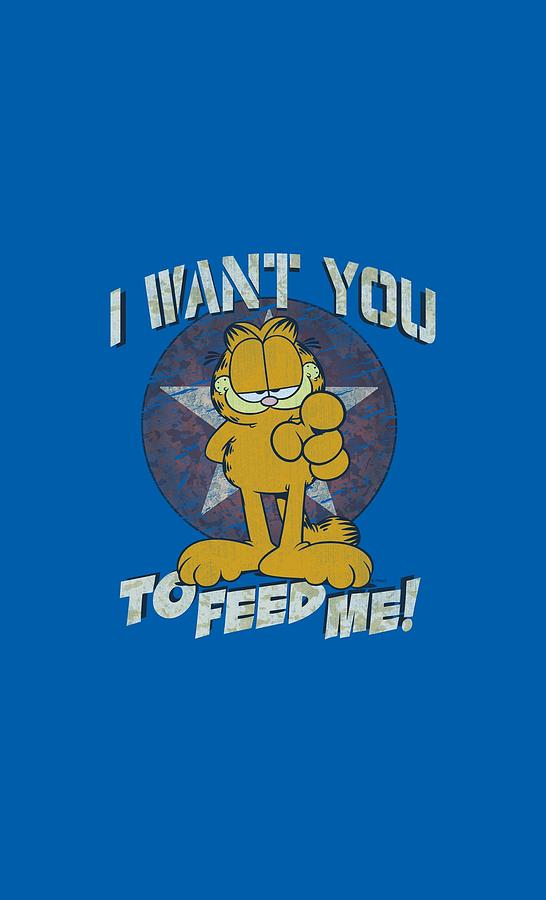 Cat Digital Art - Garfield - I Want You #1 by Brand A