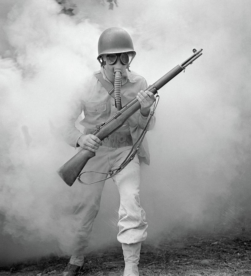 Gas Mask, 1942 Photograph by Granger - Pixels