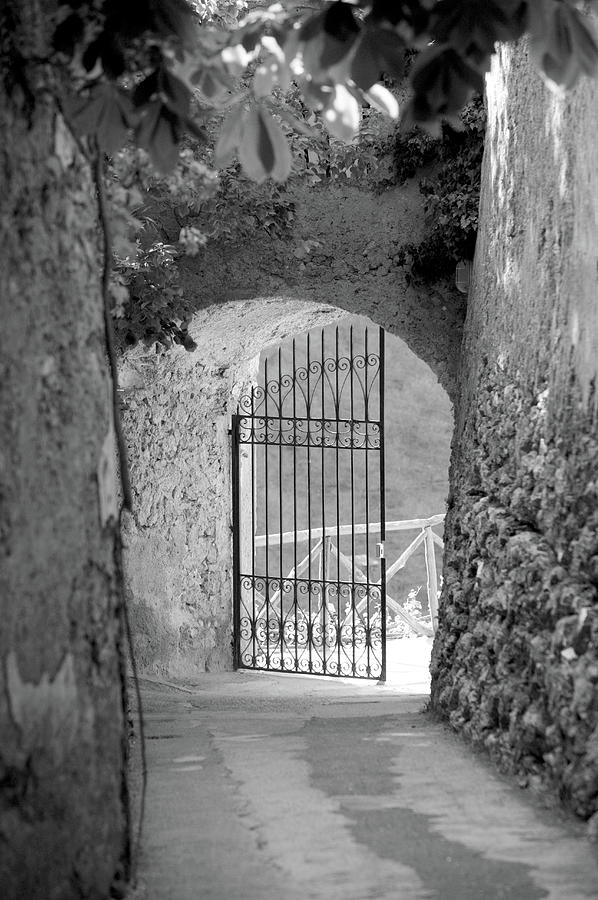 Gate Of A Villa, Ravello, Salerno #1 Photograph by Panoramic Images