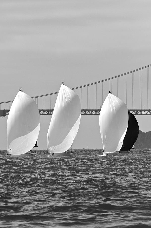 Gate Spinnakers #1 Photograph by Steven Lapkin