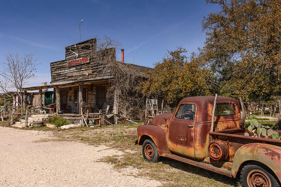 General store and truck #1 Photograph by John Johnson