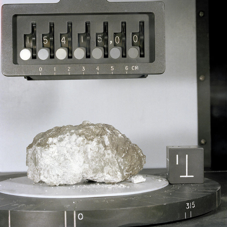 Anorthosite Photograph - Genesis Rock From The Moon #1 by Nasa/science Photo Library