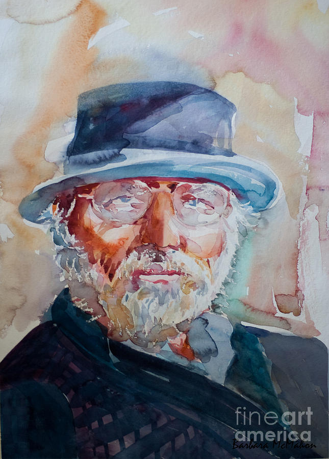 Portrait Painting - George by Barbara McMahon