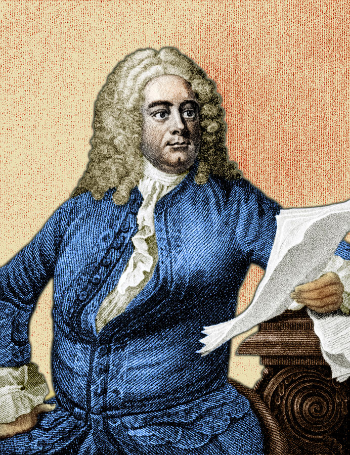George Handel, German Baroque Composer #1 Photograph by Omikron
