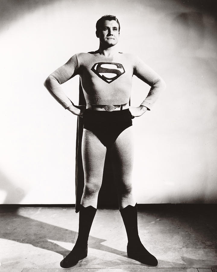 George Reeves in Adventures of Superman. is a photograph by Silver Screen w...