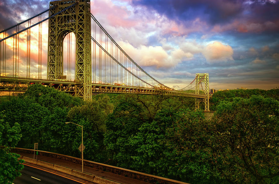 George Washington Bridge #1 Photograph by Photography By Steve Kelley Aka Mudpig