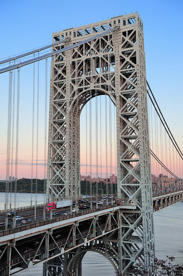 George Washington Bridge #1 Photograph by Songquan Deng