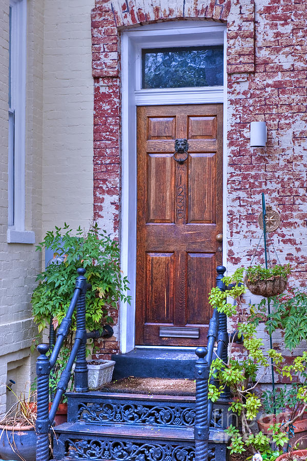 Georgetown Washington D.C. Doorway #1 Photograph by David Zanzinger