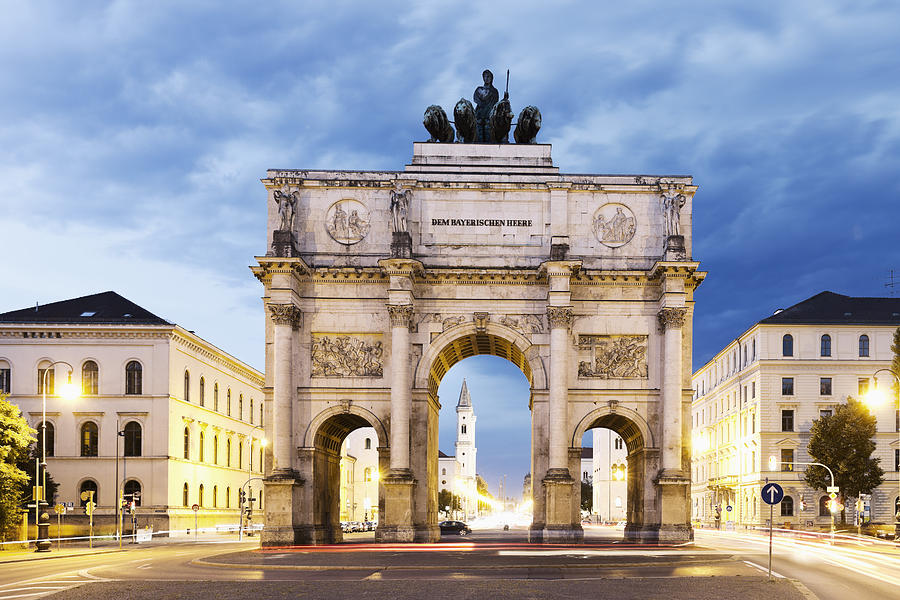 Germany, Bavaria, Munich, Victory Gate #1 Photograph by Westend61