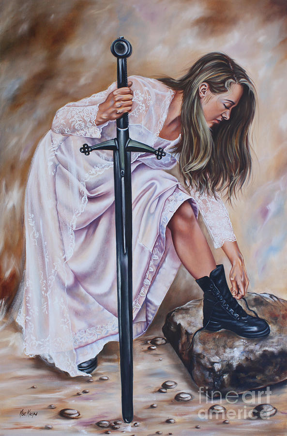 Jesus Christ Painting - Getting Ready by Ilse Kleyn