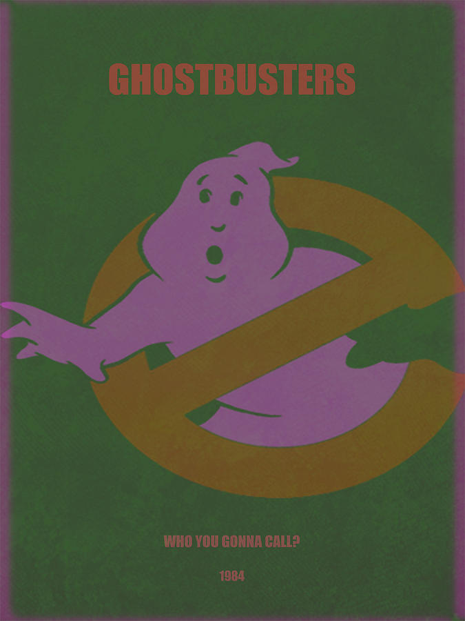 Ghostbusters Digital Art - Ghostbusters Movie Poster #1 by Brian Reaves