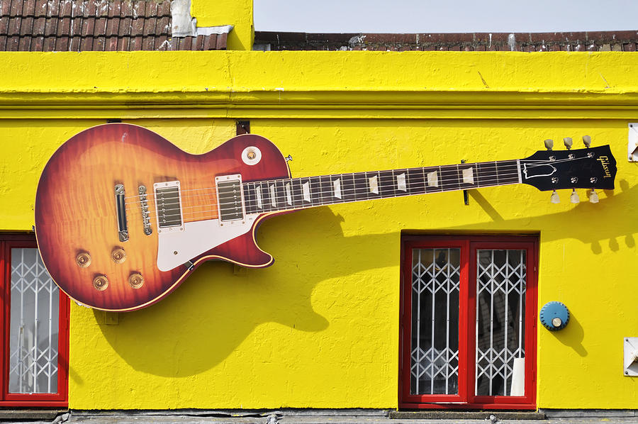 Giant Gibson Les Paul Photograph