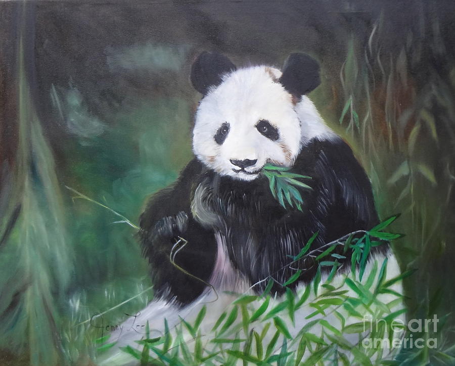 Giant Panda 1 Painting by Jenny Lee