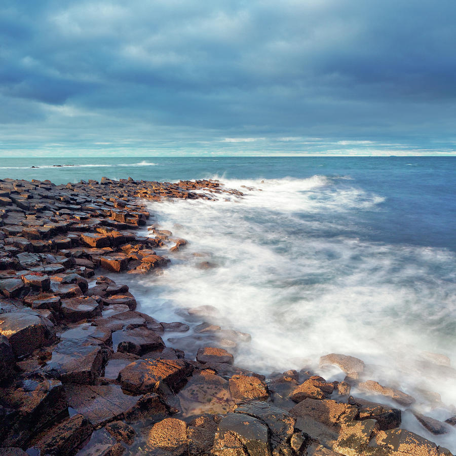 Giants Causeway On A Cloudy Day #1 Photograph by Mammuth