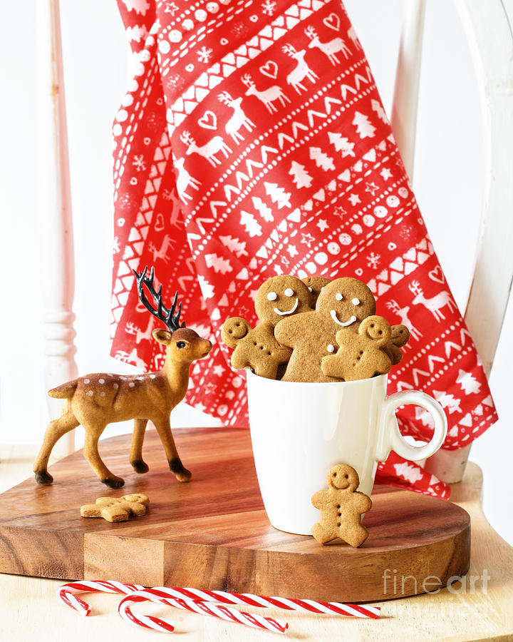 Bread Photograph - Gingerbread At Christmas #1 by Amanda Elwell