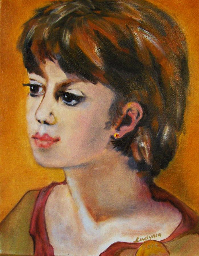 Girl #1 Painting by Ryszard Ludynia
