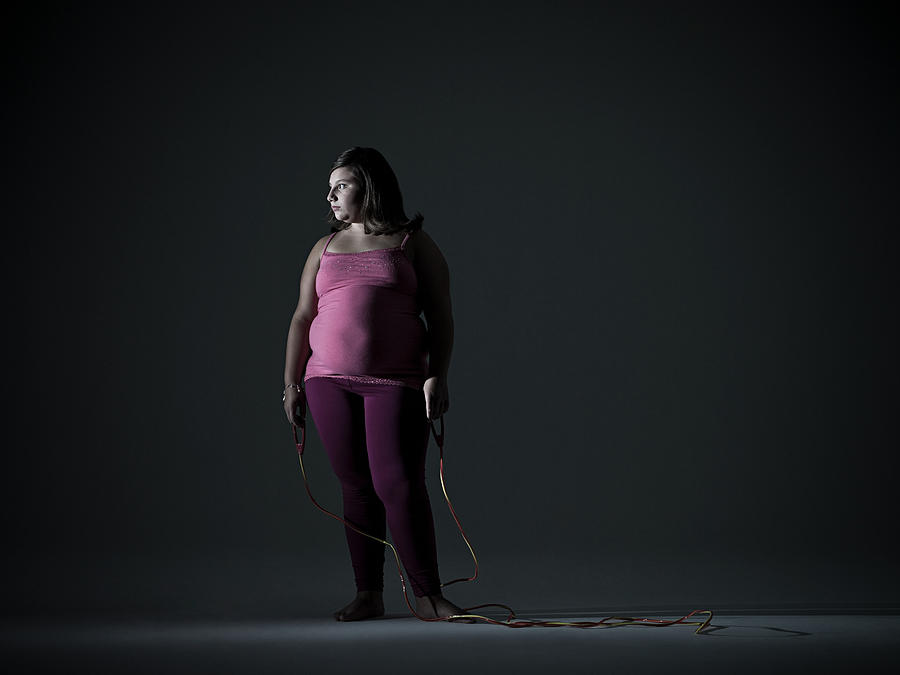 Girl with skipping rope #1 Photograph by Image Source