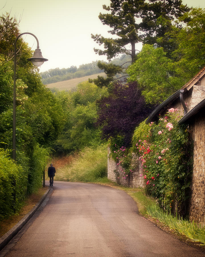 Paris Photograph - Giverny Country Road #1 by Gigi Ebert
