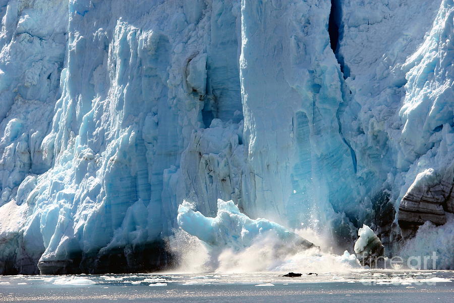 Nature Photograph - Glacier Collapse #1 by Sophie Vigneault