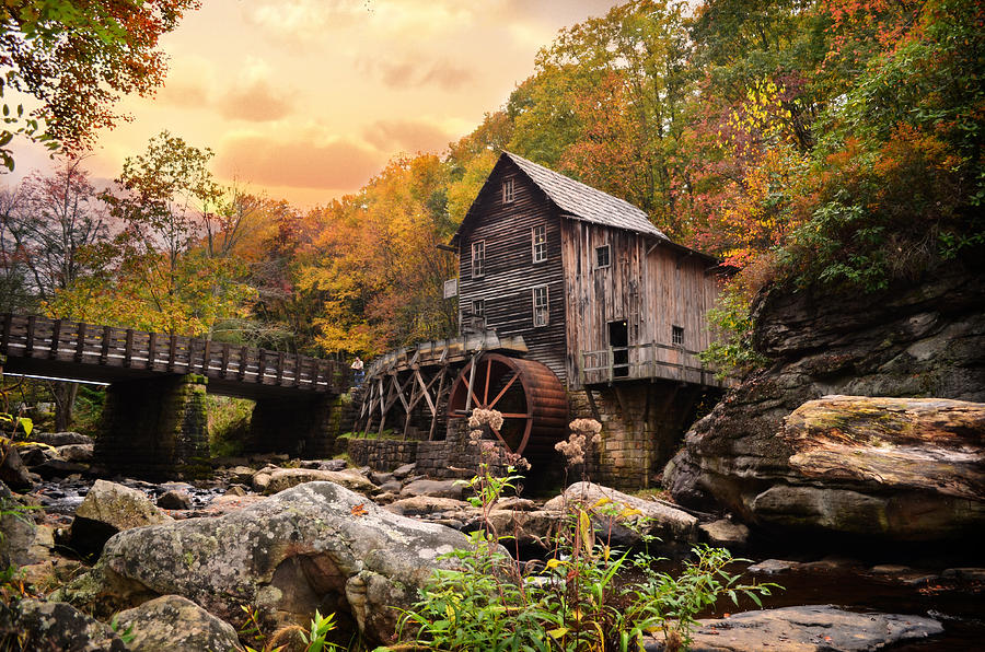 Glade Creek Grist Mill Photograph by Lisa Lambert-Shank